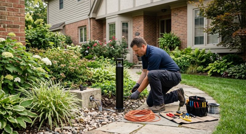 Garden Lighting Installation in Alpharetta, GA
